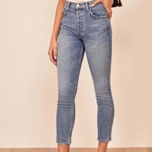 Reformation serena high skinny crop jeans size 22